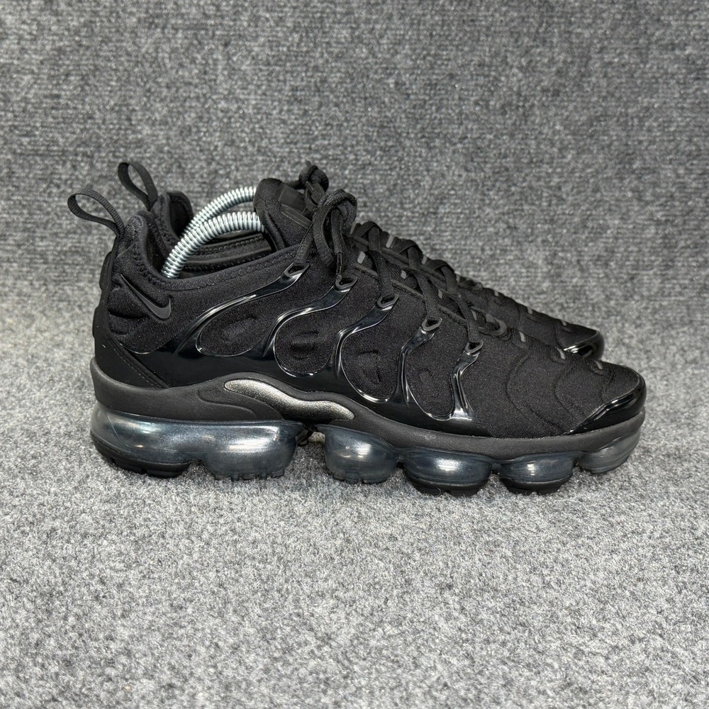 Nike Air VaporMax Plus SE Running Shoes Women's 10 Black Athletic Retro Sneakers